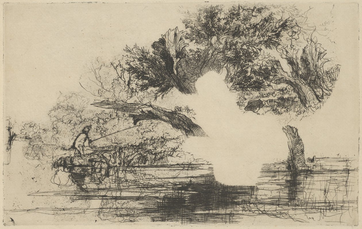 Penton Hook, 1864, 1864. av Francis Seymour Haden