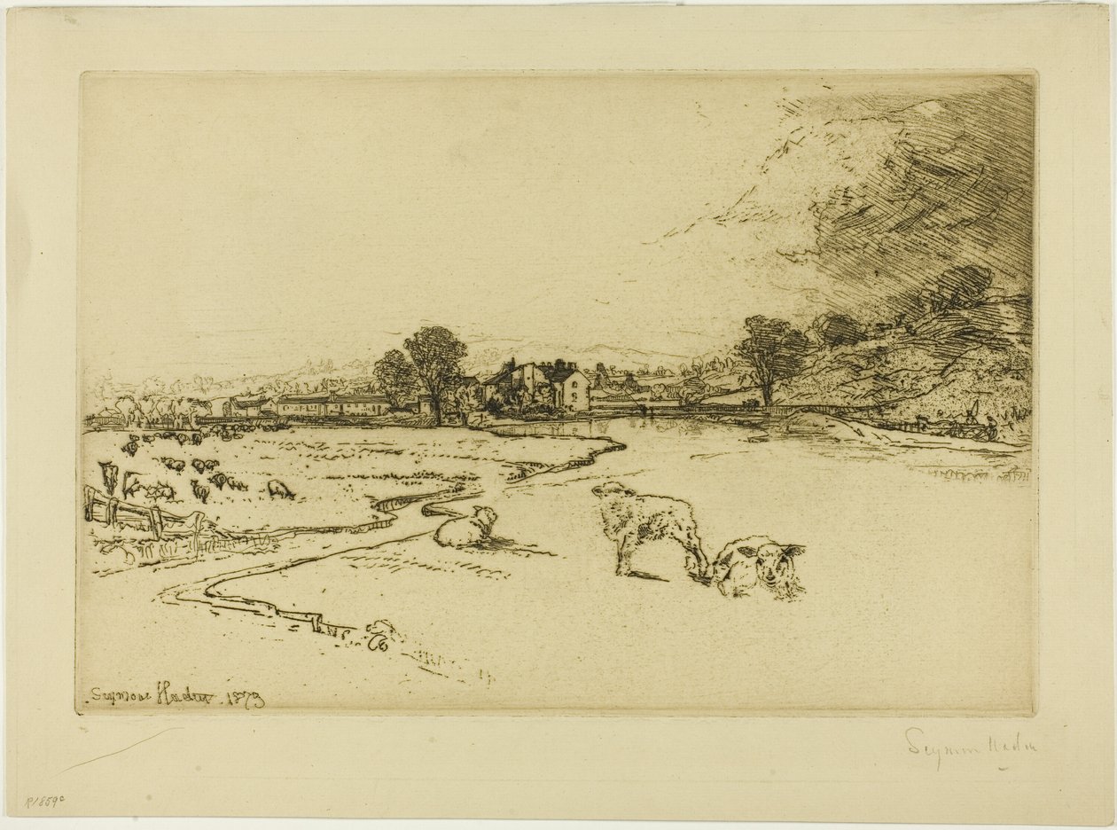 Sawley Abbey av Francis Seymour Haden