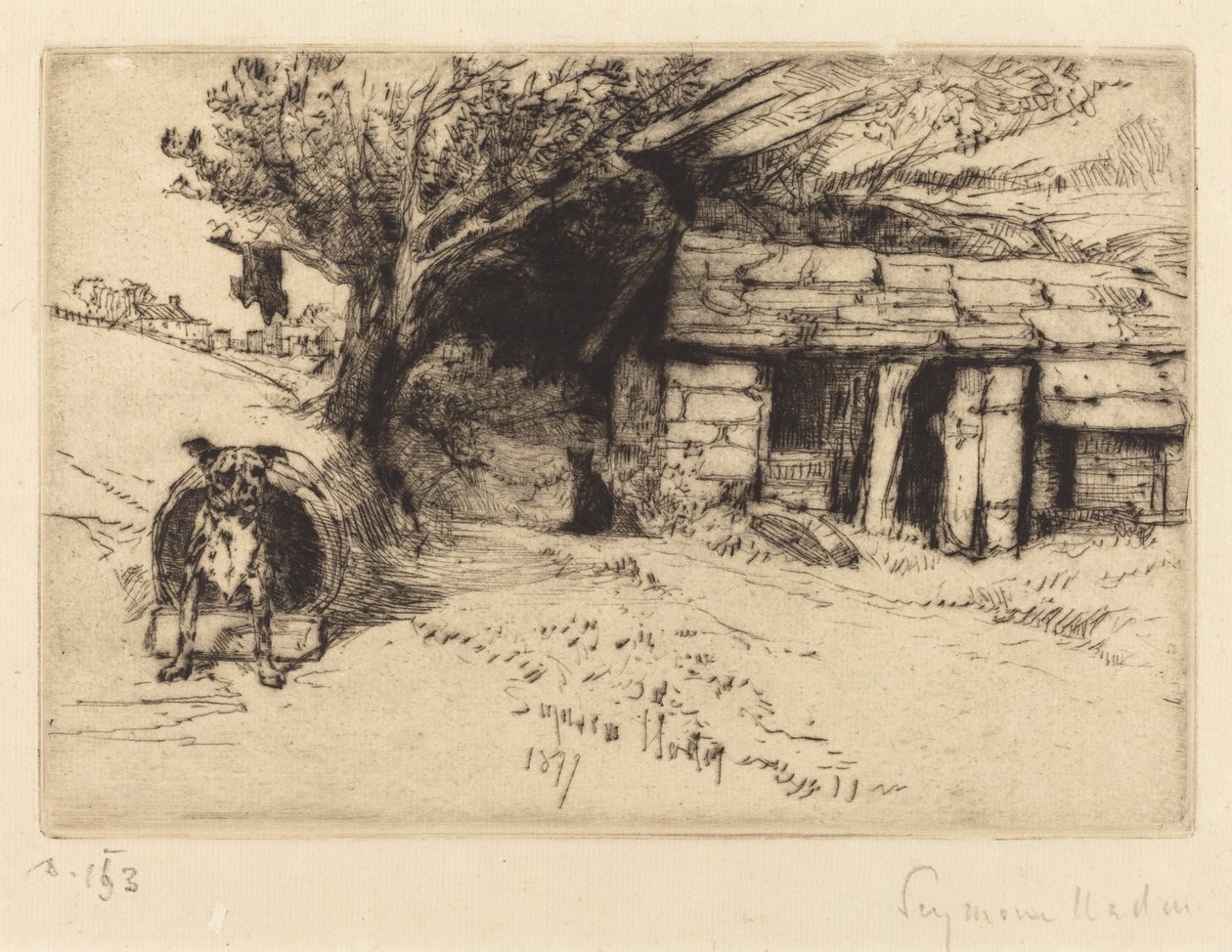 Stugan av Francis Seymour Haden