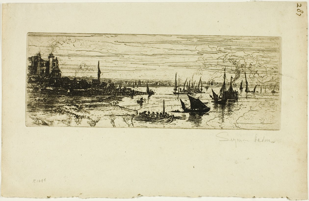 Värdshuset, Purfleet av Francis Seymour Haden