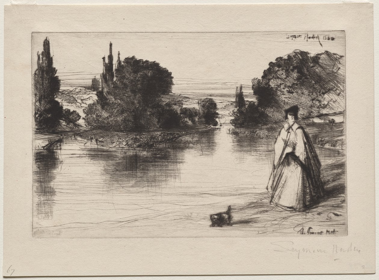 Bogserbana av Francis Seymour Haden
