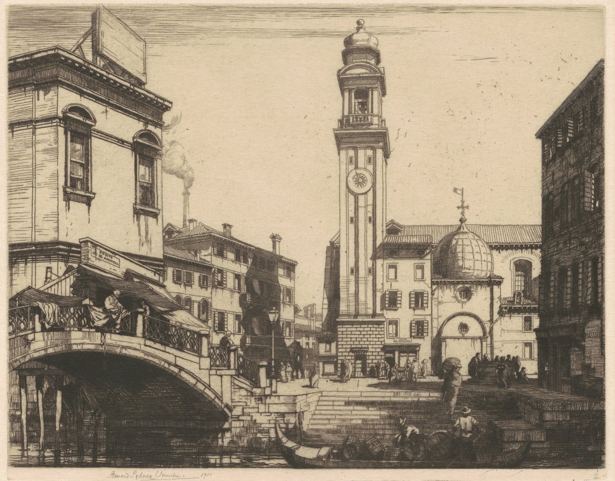 S.S. Apostlar, Venedig av Francis Sydney Unwin