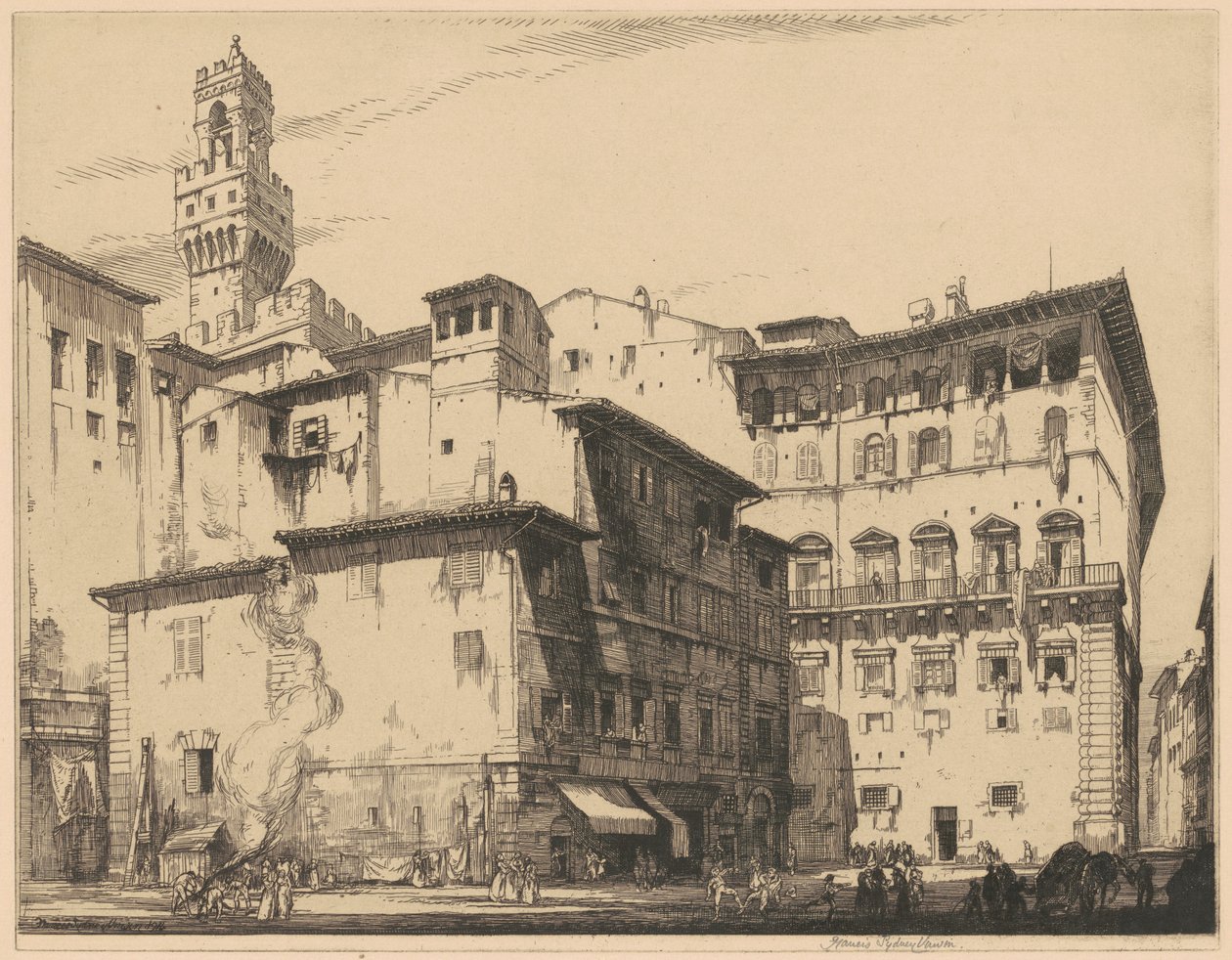 Municipio, Florens av Francis Sydney Unwin