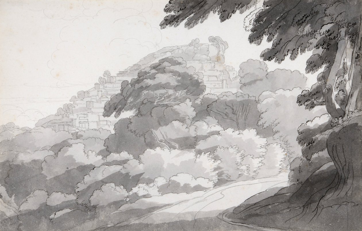 Rocca di Papa av Francis Towne