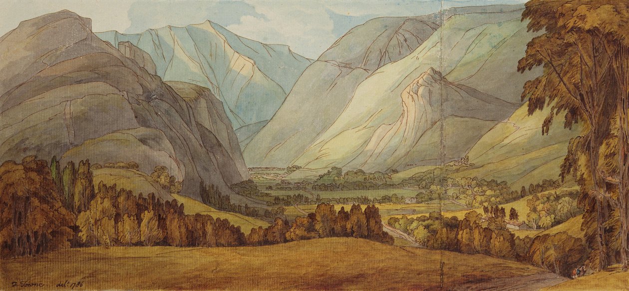 The Vale of St. John av Francis Towne