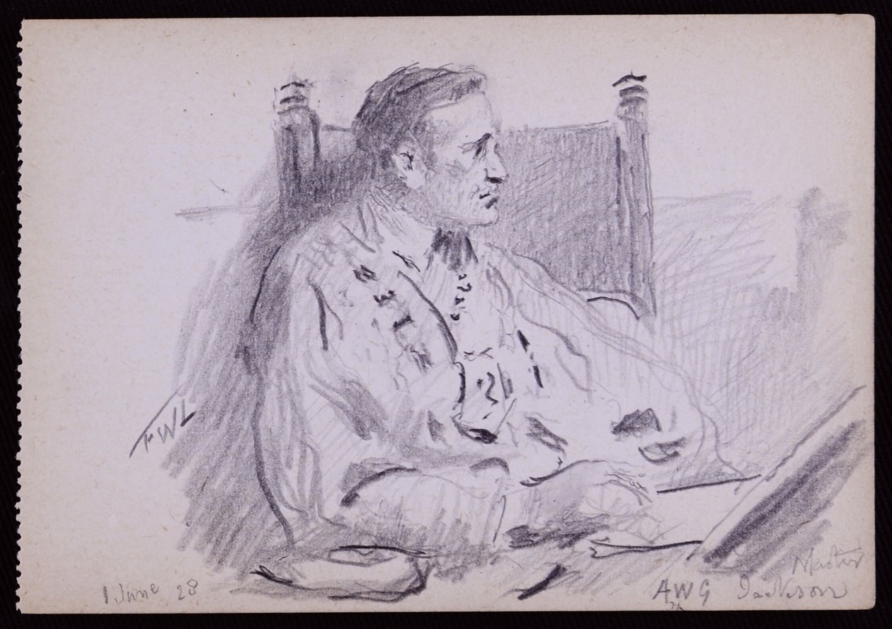 Porträtt av Ernest Jackson av Francis Wilfred Lawson