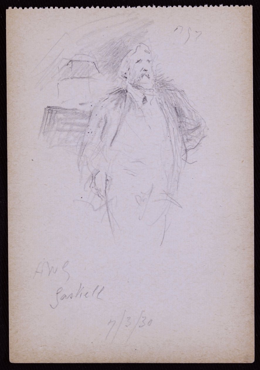 Porträtt av Percival Gaskell av Francis Wilfred Lawson