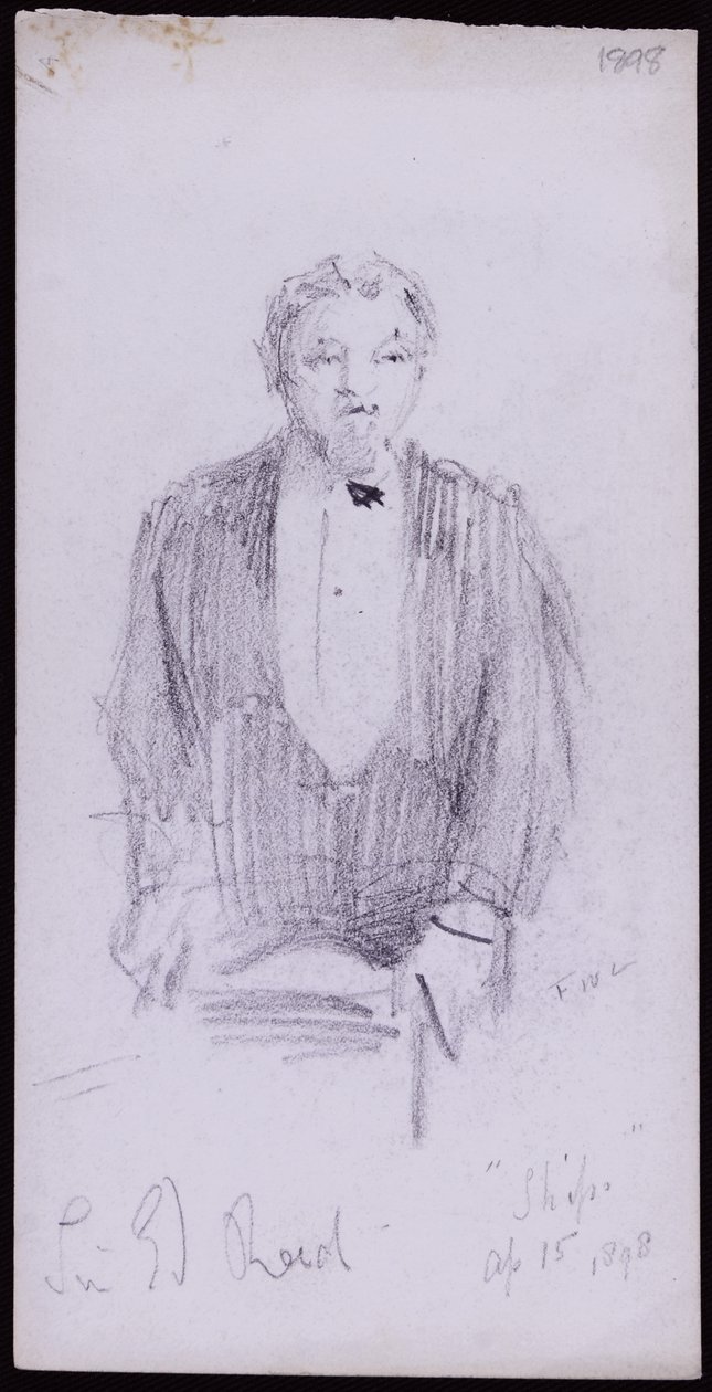Porträtt av Sir Edward Reid av Francis Wilfred Lawson