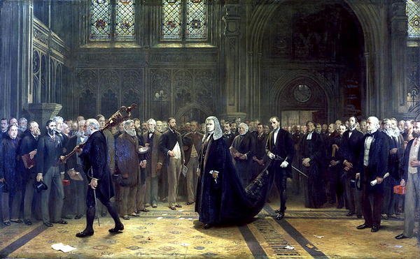 Talmannens procession 1881 av Francis Wilfred Lawson