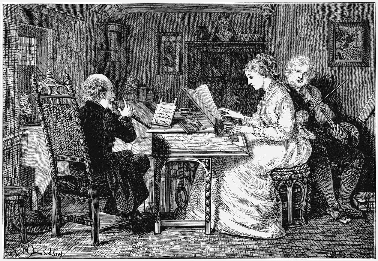 Att göra musik, London, 1874 av Francis Wilfrid Lawson