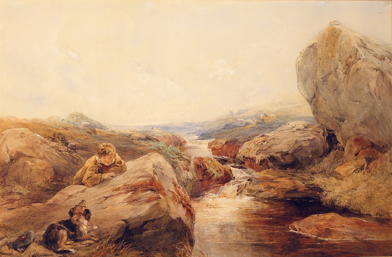 På morerna, 1843 av Francis William Topham