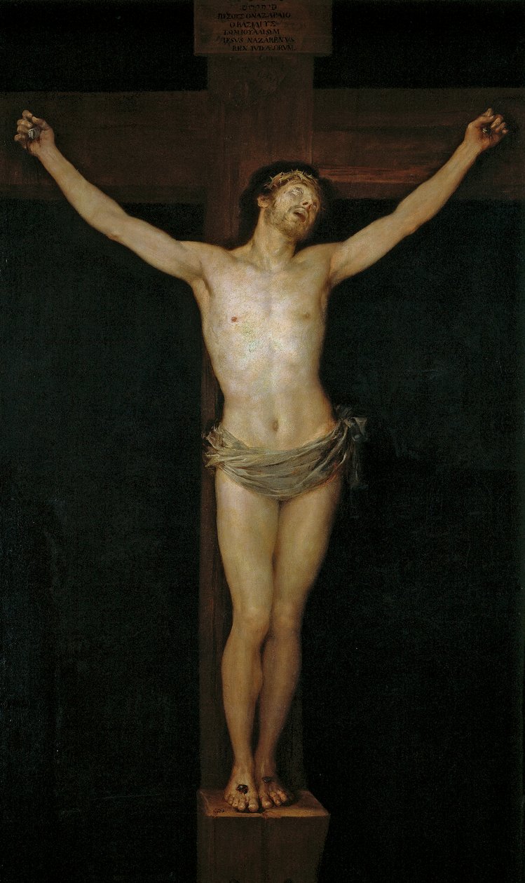 Christ on the Cross av Francisco de Goya