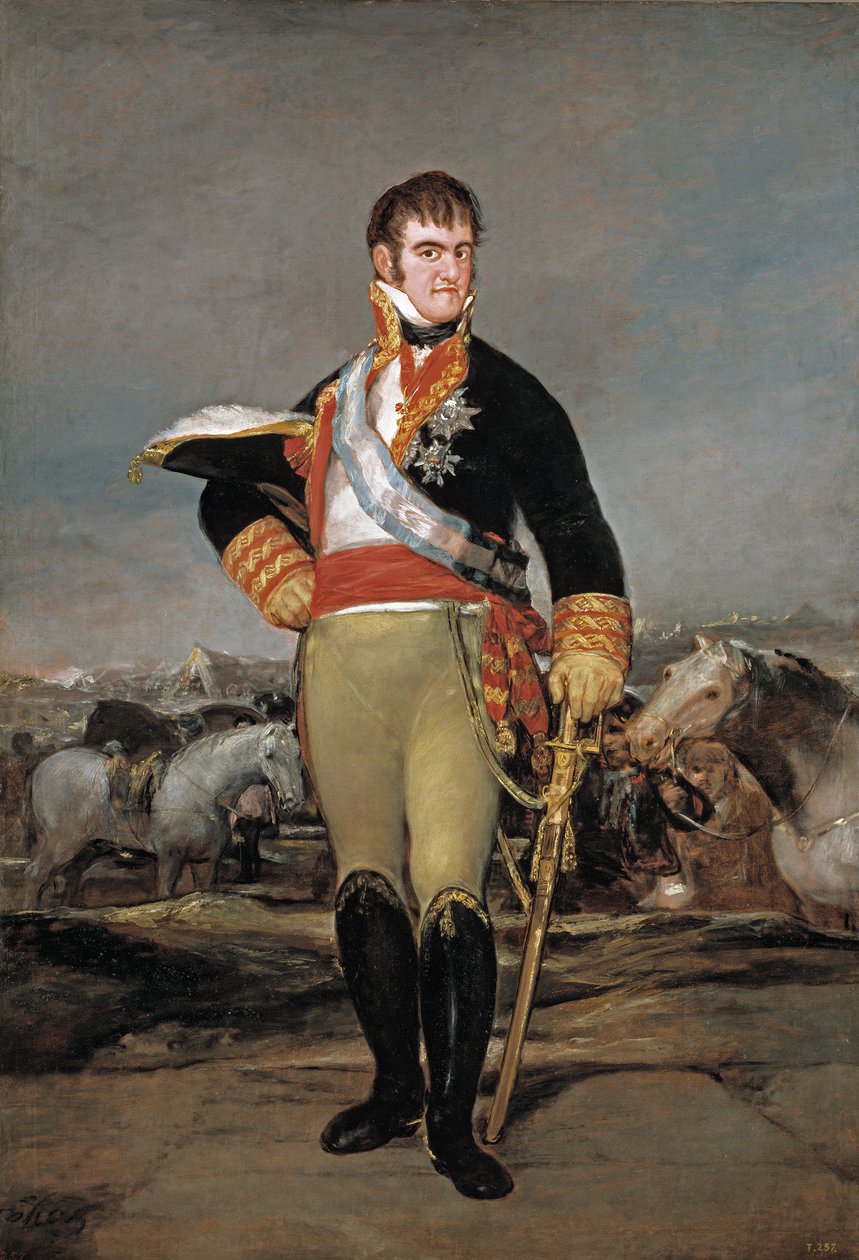 Ferdinand VII at camp av Francisco de Goya