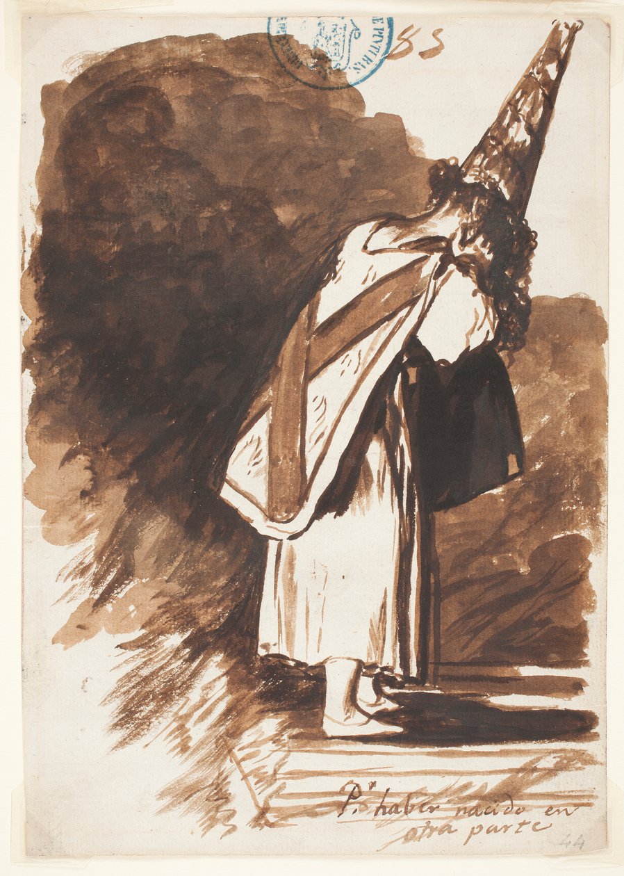 For being born somewhere else av Francisco de Goya