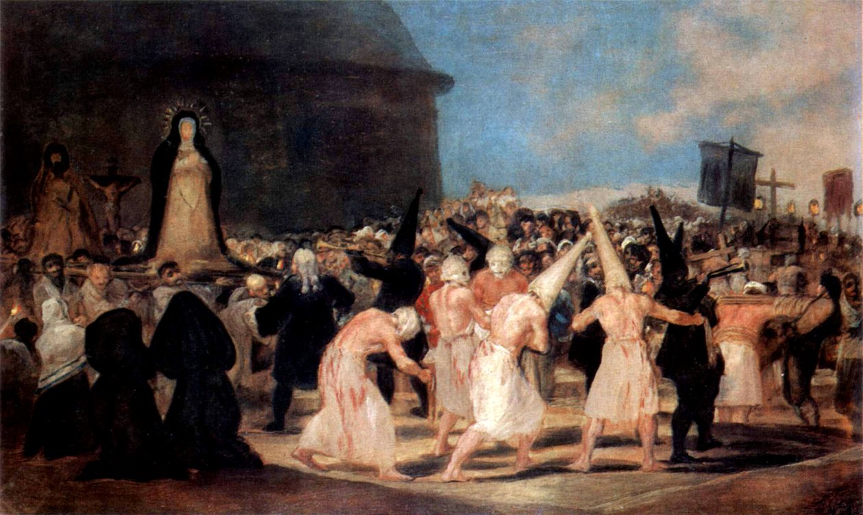 Geißlerprozession av Francisco de Goya