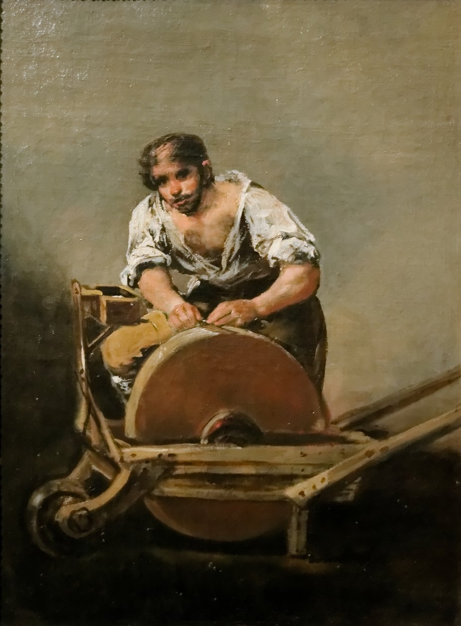 Grindstone av Francisco de Goya