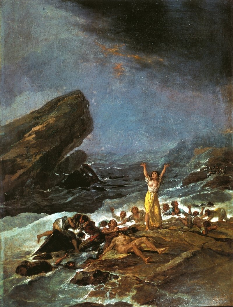 Naufragio av Francisco de Goya