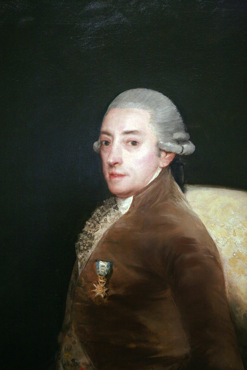 Portrait of don Bernardo de Iriarte av Francisco de Goya