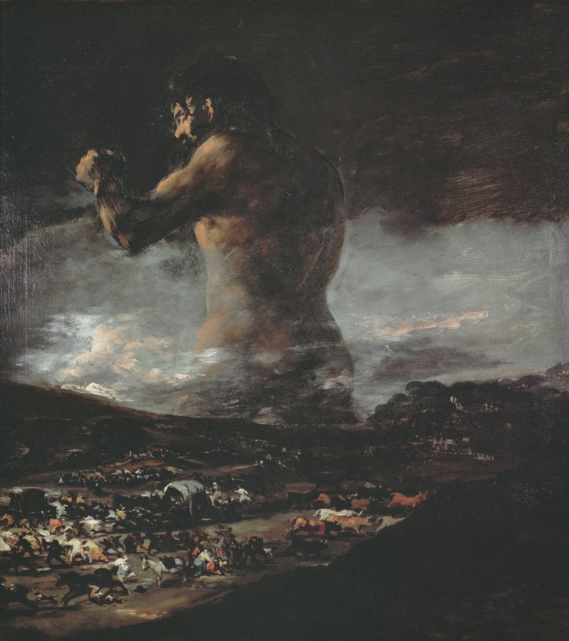 Kolossen, ca 1808 av Francisco de Goya