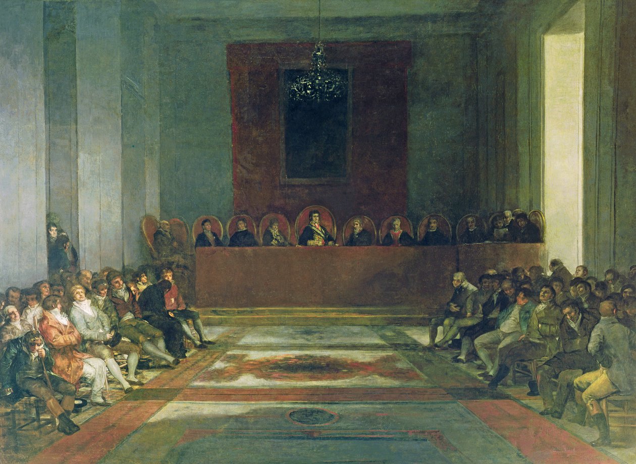 Filippinernas Junta, 1815 av Francisco de Goya