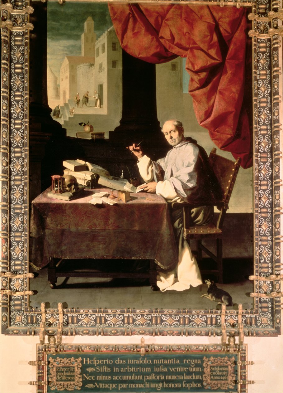 Fader Gonzalo de Illescas av Francisco de Zurbaran