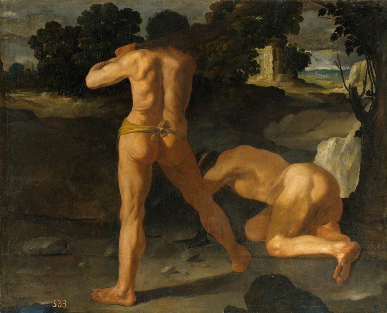 Hercules besegrar kung Geryon av Francisco de Zurbaran