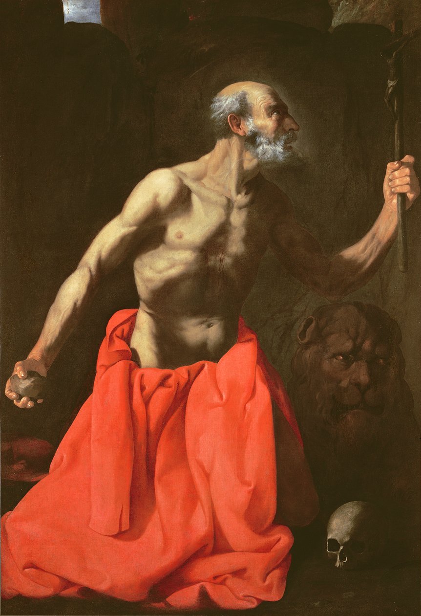 St. Jerome av Francisco de Zurbaran