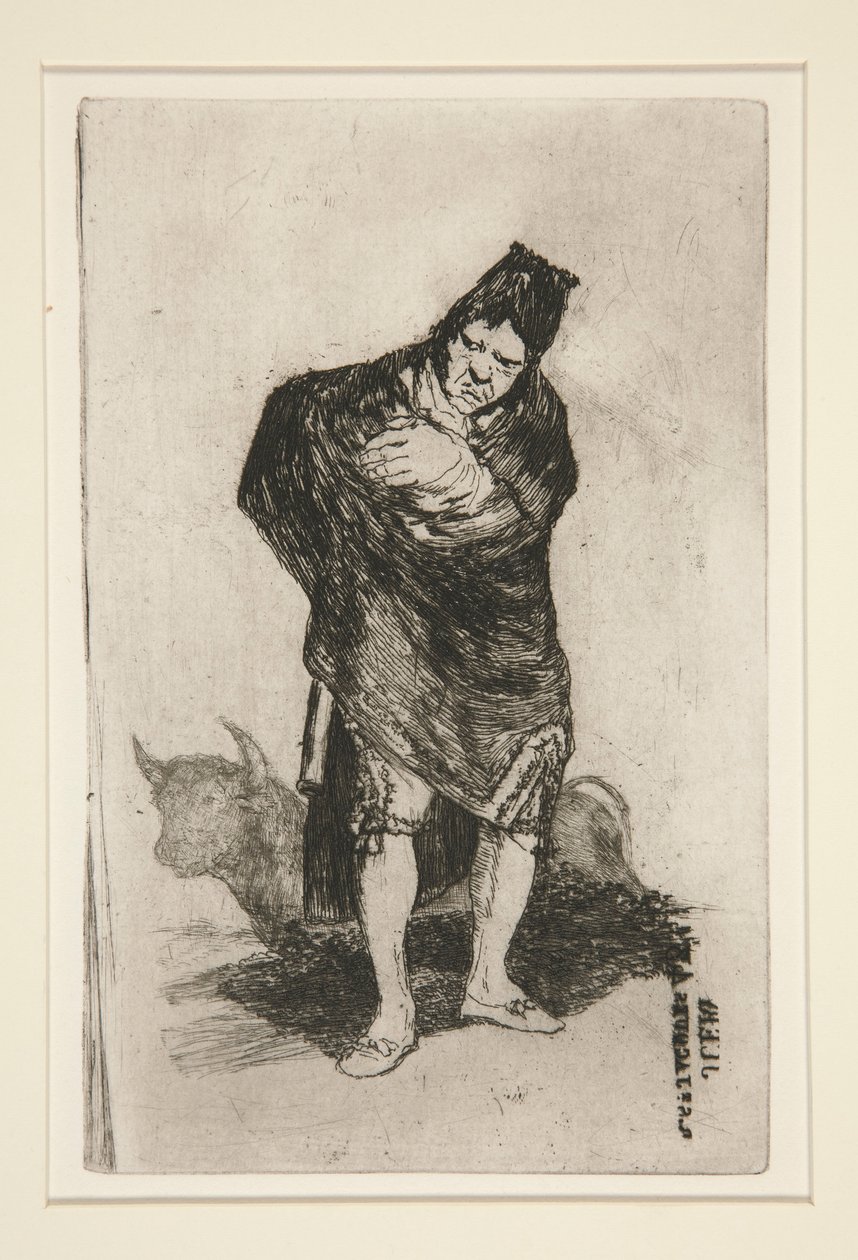 Den klädda mannen av Francisco de Goya