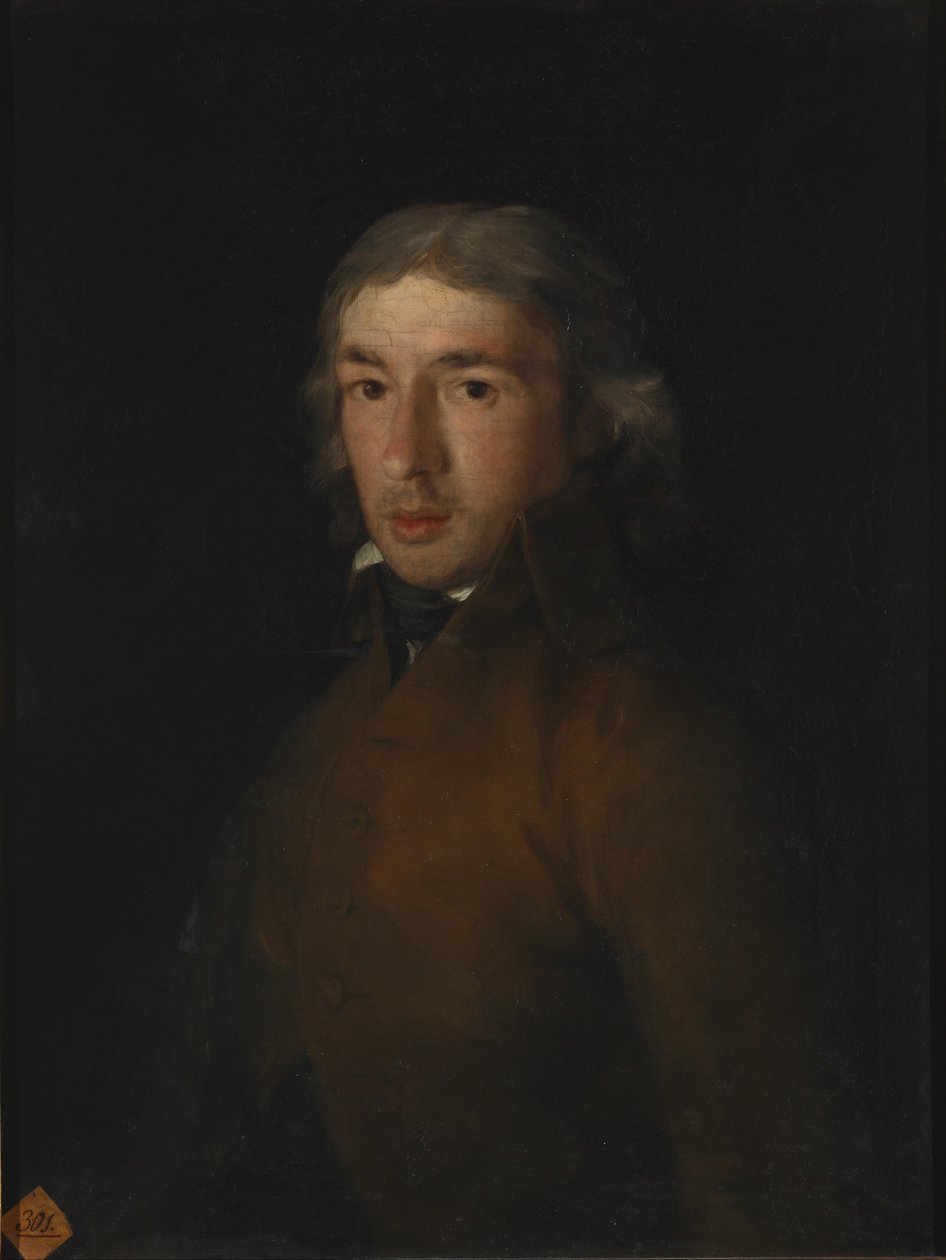 Porträtt av Leandro Fernández Moratín av Francisco de Goya