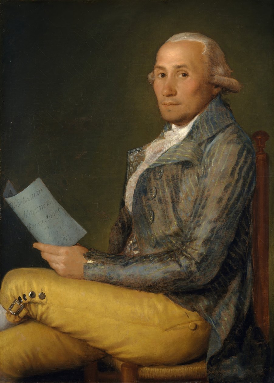 Sebastian Martinez y Perez 1747-1800, 1792. av Francisco de Goya