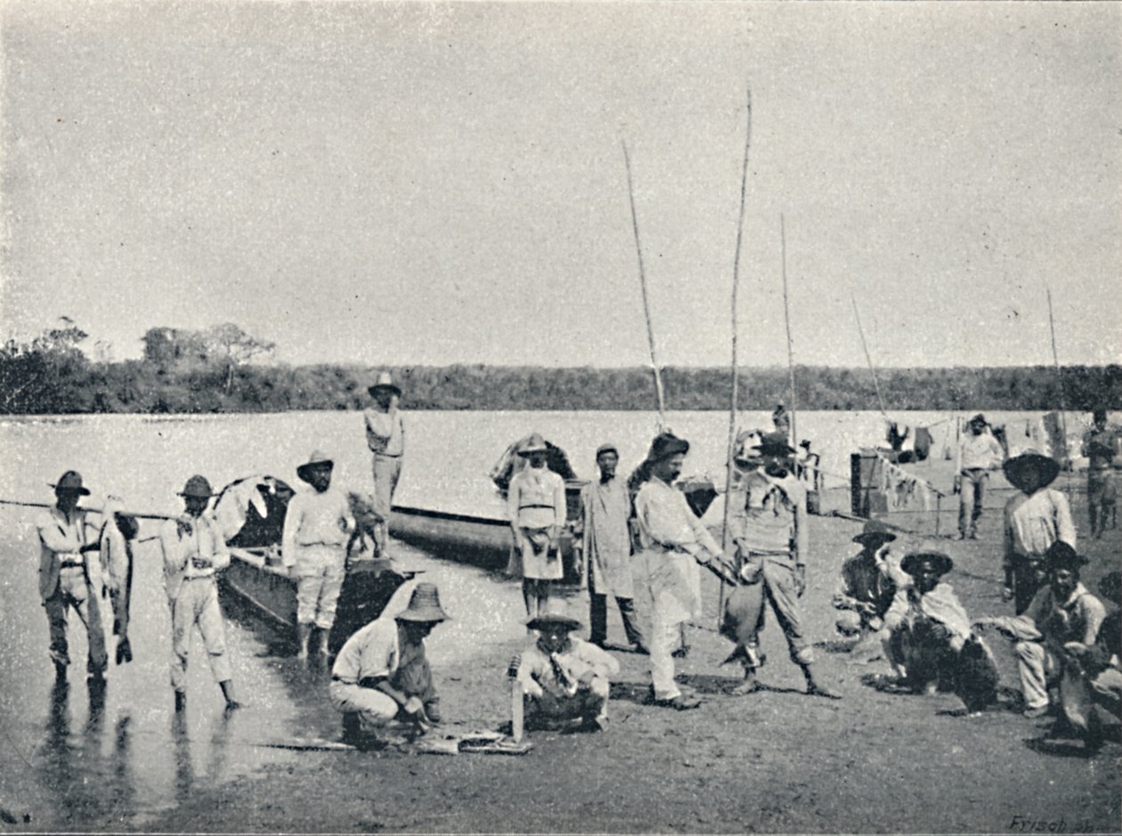Fiske i Rio Grande, 1895 av Francisco Henszler