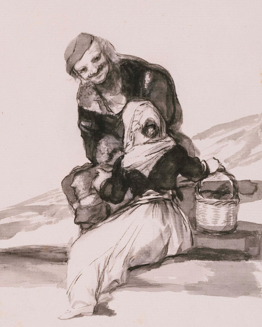 Akta dig för rådet (avskurna) av Francisco de Goya
