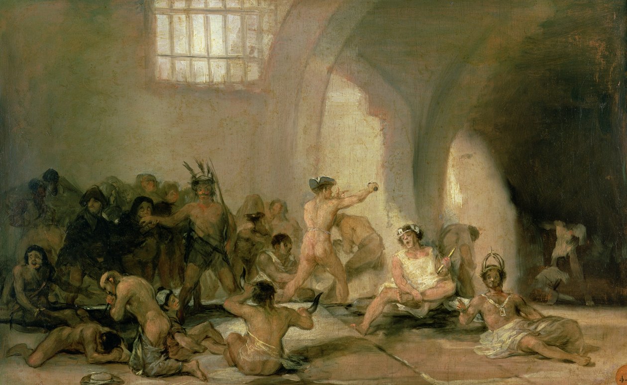 Dårhuset av Francisco de Goya