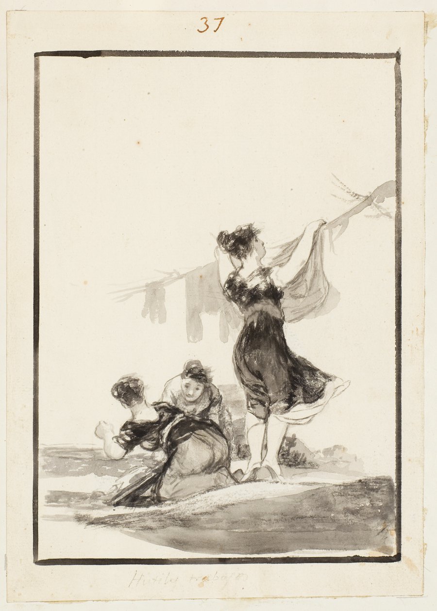 Användbart arbete av Francisco de Goya