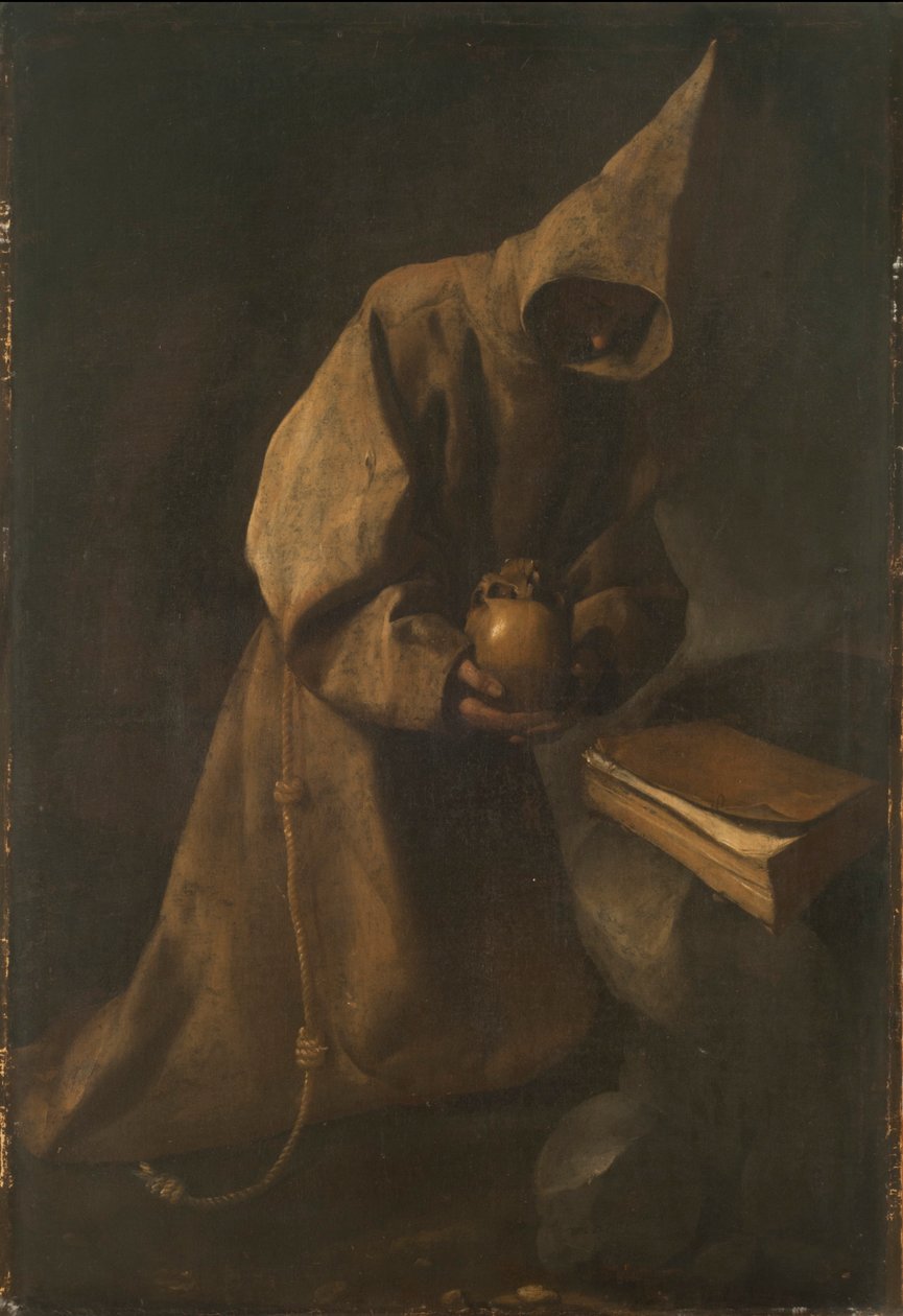 Sankt Franciskus i meditation, 1632. av Francisco de Zurbaran