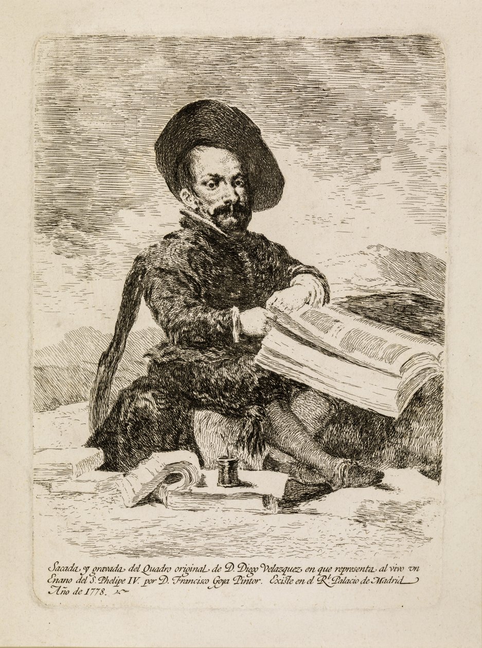 Till dvärgen [El Primo] av Francisco de Goya