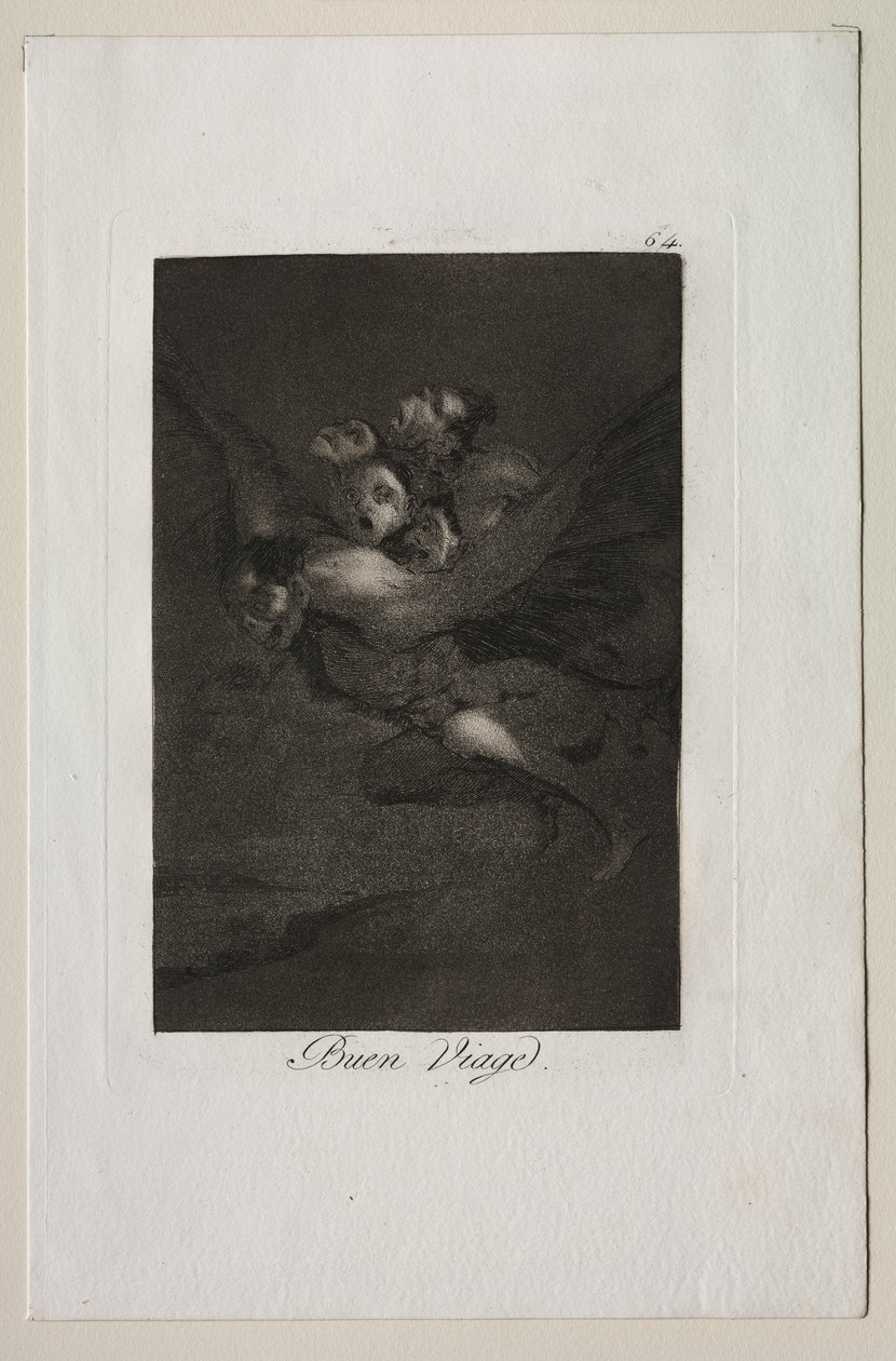 Caprichos: Bon Voyage! av Francisco de Goya