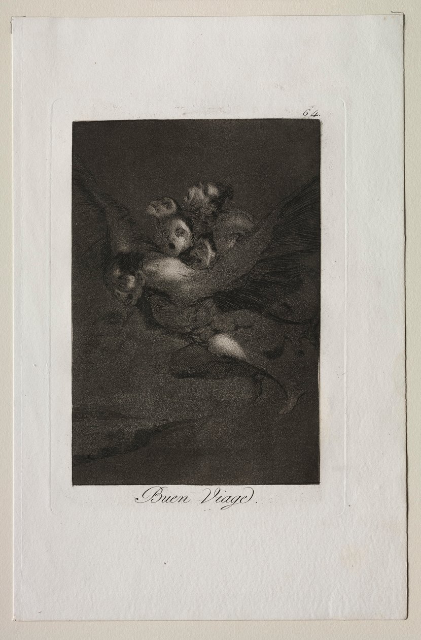 Caprichos: Bon Voyage!. av Francisco de Goya