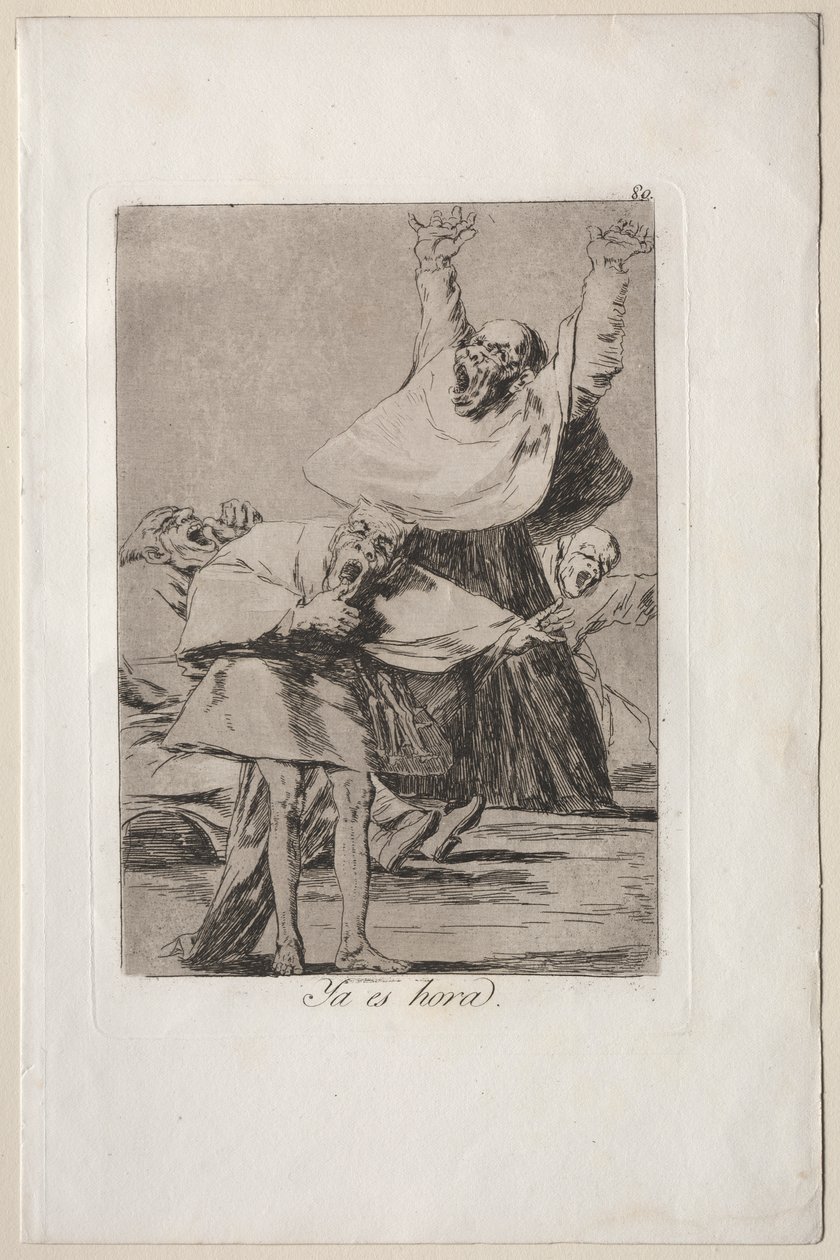 Caprichos: Det är dags av Francisco de Goya