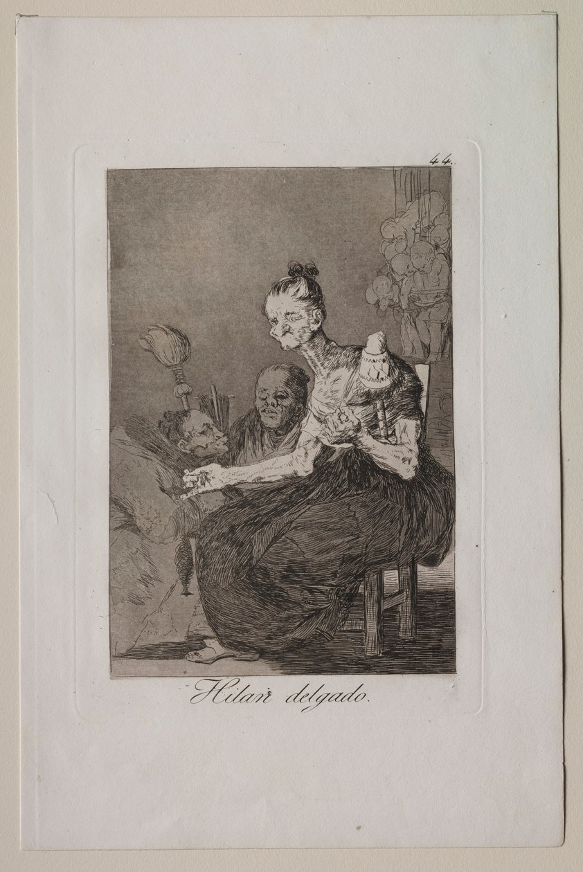 Caprichos: De snurrar fint. av Francisco de Goya
