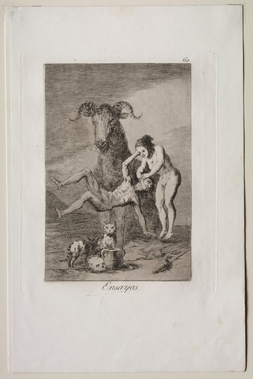 Caprichos: Trials av Francisco de Goya