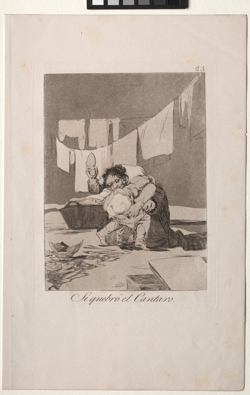 Caprichos: Ja, han bröt potten. av Francisco de Goya