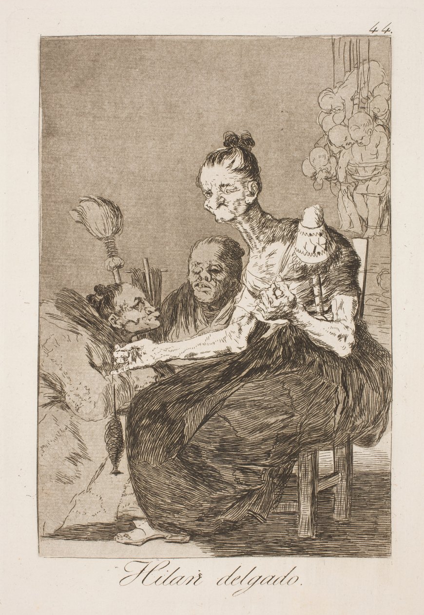 De snurrar vackert av Francisco de Goya