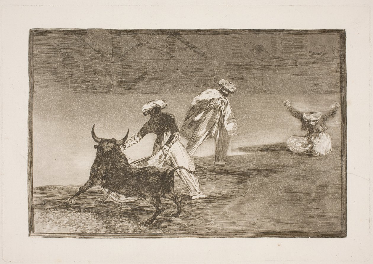 De retar någon annan i hägnet av Francisco de Goya