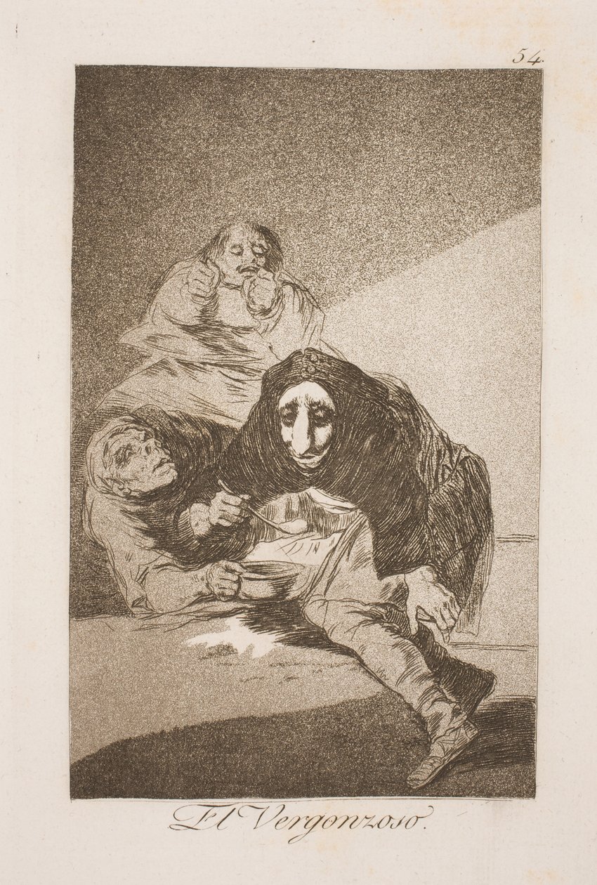 Den skamlösa av Francisco de Goya