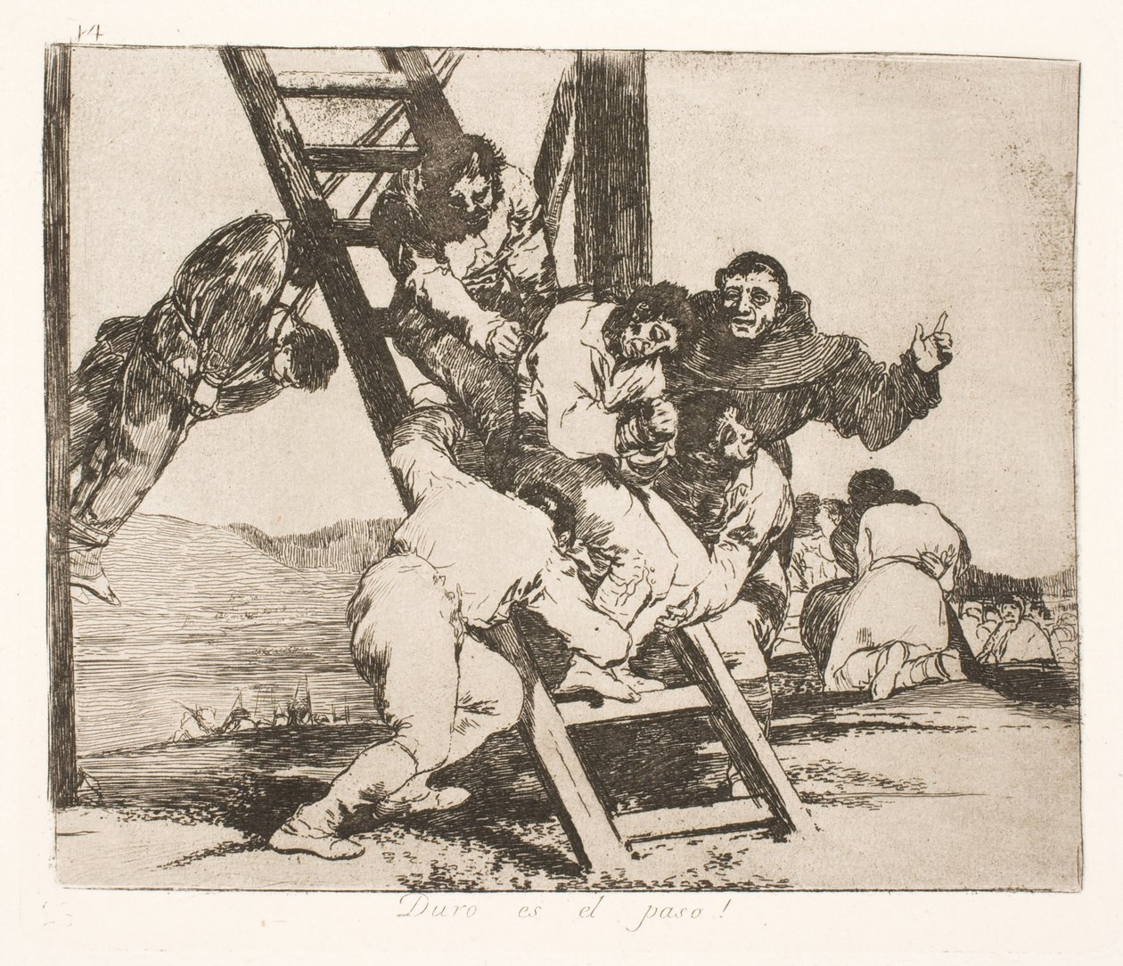 Den hårda vägen (14) av Francisco de Goya
