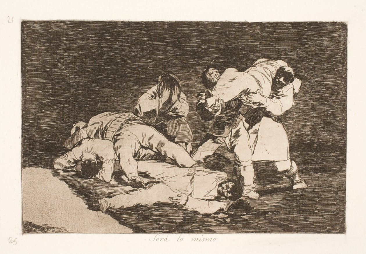 Det blir samma sak (21) av Francisco de Goya