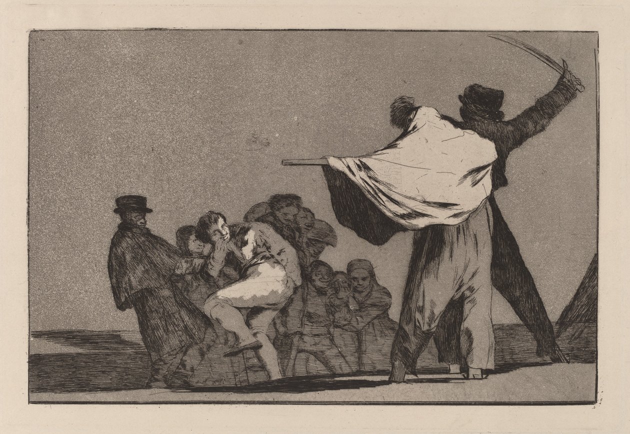 Disparat conocido (välkänd dårskap) av Francisco de Goya