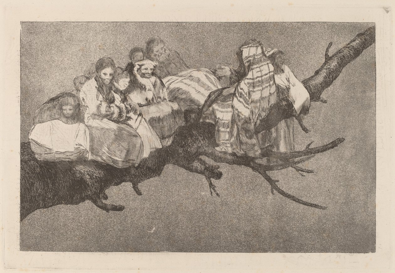Disparate ridiculo (löjlig dårskap) av Francisco de Goya