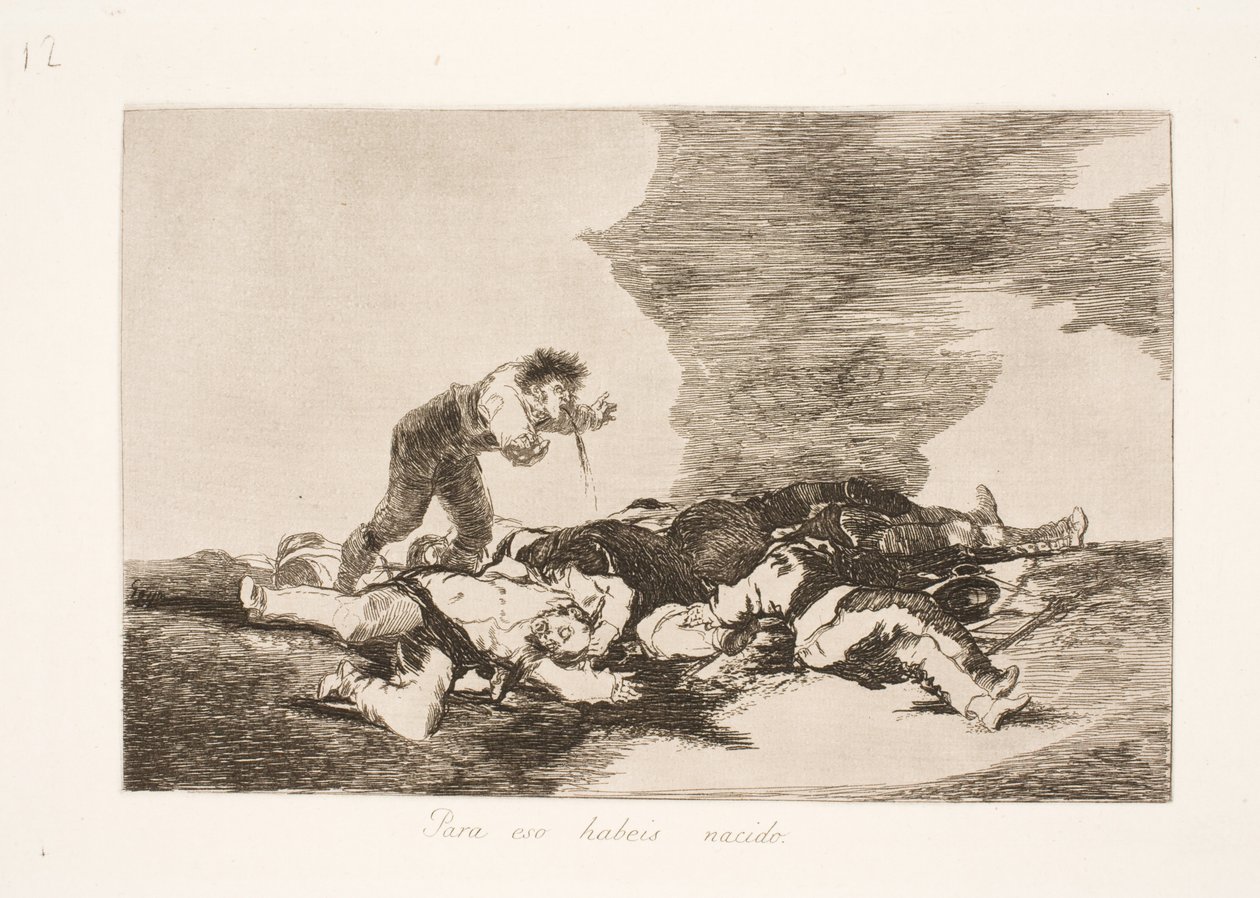 Är vi födda för detta (12) av Francisco de Goya